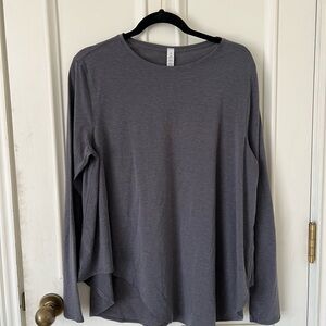NWOT Lululemon Gray Long Sleeve Women's Top